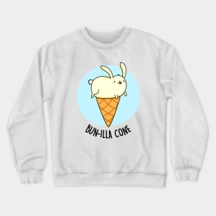 Bunilla Cone Food Pun Crewneck Sweatshirt